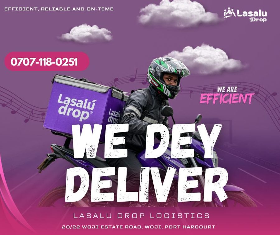 We dey deliver — Lasalu Drop poster